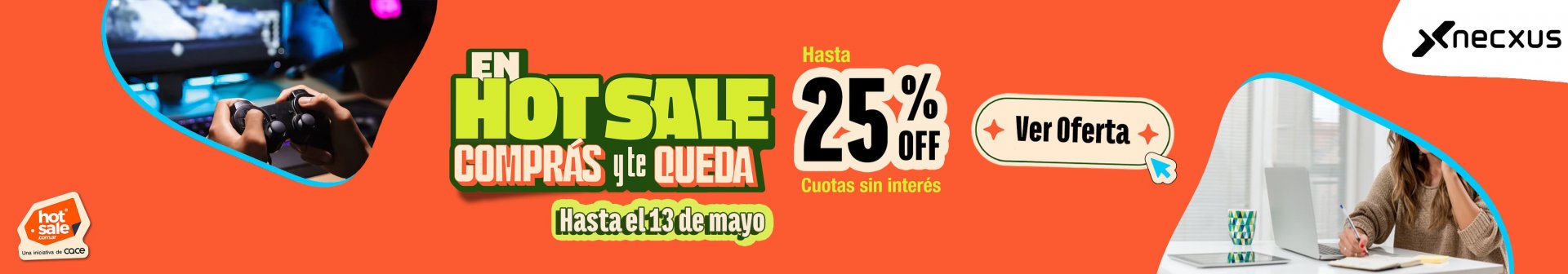 Hot Sale 2026 en Necxus - Tecnología y Electrodomésticos