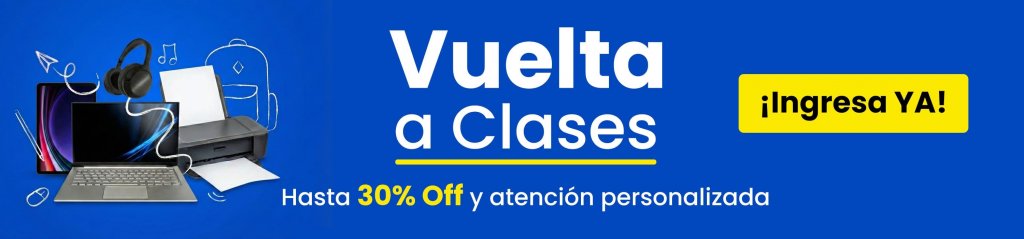 Vuelta a Clases: notebooks, PCs y accesorios para estudiar y trabajar