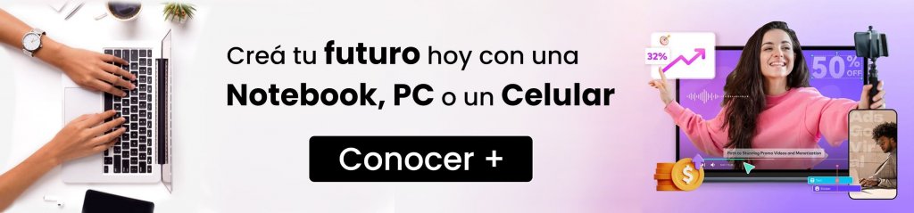 Emprendé con tecnología: notebooks, PCs y accesorios para tu proyecto