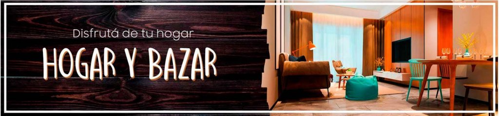 Muebles, bazar y artículos para el hogar