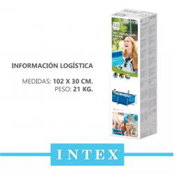 Pileta Estructural Intex Rectangular 3 x 2 x 0.75 mts. 3834 Lts 17745/4