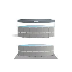 Pileta Estructural Intex Redonda 19156 Lts con Bomba Filtrante y Accesorios 2385