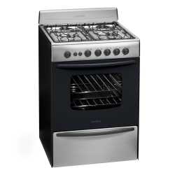 Cocina a Gas Longvie 60 cm Inoxidable 13601XF i450