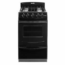Cocina a Gas Escorial 51 Cm Negra Candor i450