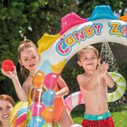 Combo Intex Play Center Inflable Zona De Dulces + Inflador 24387/2