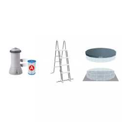 Combo Intex Pileta + Sombrilla + Ducha 24448/2