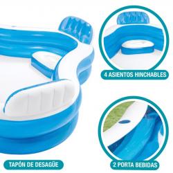 Pileta Infantil Intex Family Swim Center 229 x 229 x 66 cm 23840/9