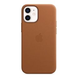 Funda Apple Para iPhone 12 Mini De Cuero Saddle Brown i450