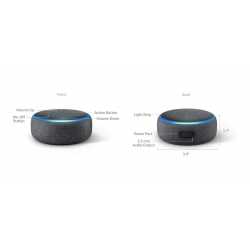 Parlante Amazon Echo Dot 3ra Generacion - Alexa Charcoal