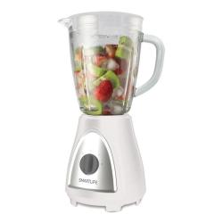 Licuadora Smartlife 1.5 L Blanca Con Jarra De Vidrio