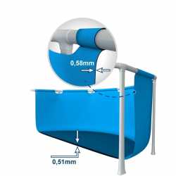 Pileta Estructural Redonda INTEX Greywood Premium 457 x 122 Cm C/Bomba + Acces 2