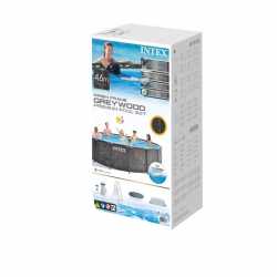 Pileta Estructural Redonda INTEX Greywood Premium 457 x 122 Cm C/Bomba + Acces 2