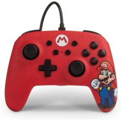 Joystick Nintendo Switch Enhanced Wired Mario Rojo i450