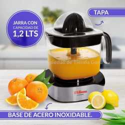 Exprimidor Electrico Juguera Exprimy Acero Liliana