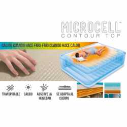 Colchon Electrico Dura Beam Intex 152 x 203 x 51 Cm Thermalux 64478A