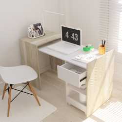 Escritorio Mesa Multifuncion CORSA Plegable extensible Multiuso hel Blanco