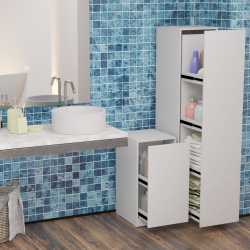 Despensero Bajo CORSA  con Puerta Extraible Blanco