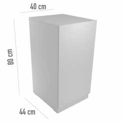 Despensero Bajo CORSA  con Puerta Extraible Blanco