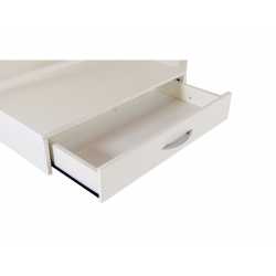 Tocador Maquillador CORSA con Espejo y Cajon Flotante Blanco