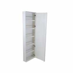 Zapatero multiuso CORSA con estantes flotante blanco