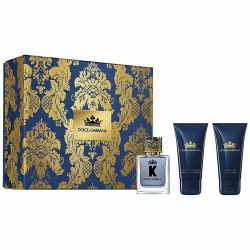 Eau de Toilette Set Dolce Gabbana King 50ml + After Shave Balm 50ml + Shower Gel i450