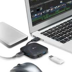Hub Usb 3.0 Tp Link Uh400 4 Puertos Veloz Pc Mac
