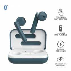Auricular BT Trust Primo Touch Blue