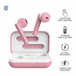 Auricular BT Trust Primo Touch Pink