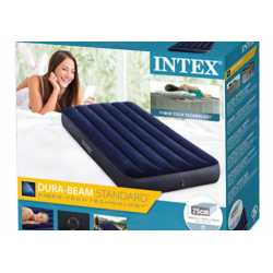 Colchon Inflable Dura-Beam INTEX 99 x 191 x 25 Cm Chico Azul 25060/5