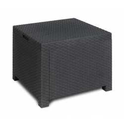 Juego de sillones toomax Artemide 2 sillones + mesa ratona/baulera negro 26234/5