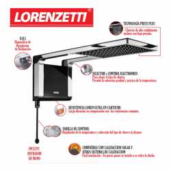 Ducha Electrica Lorenzetti  Acqua Storm 6800W 23794/1