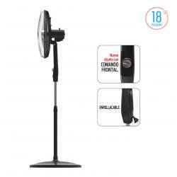 Ventilador De Pie Liliana 3 Palas Metal VPC18M