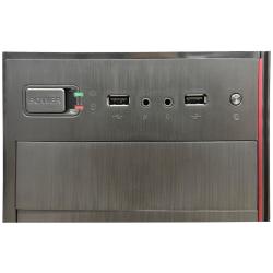 Gabinete SFX Kit 783 Teclado/Mouse/parlantes Fuente 500w Color Negro