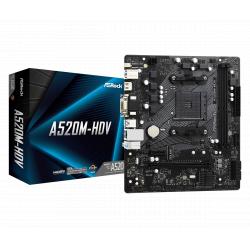 Mother Asrock (AM4) A520M-HDV