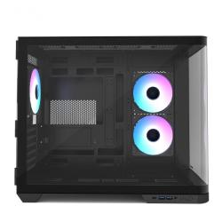 Gabinete gamer raidmax infinita i630 fishtank curved glass argb black