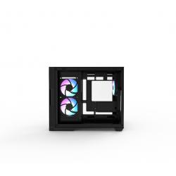 Gabinete gamer raidmax infinita i630 fishtank curved glass argb black