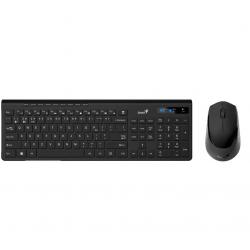 Teclado + mouse wireless y bt genius slimstar 8230 black