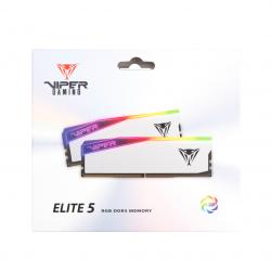 Memoria patriot ddr5 viper elite 5 32gb 7000 mhz rgb cl38 white dual kit pe00093