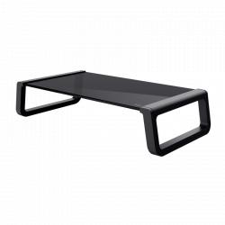 Soporte trust monitor vidrio stand black