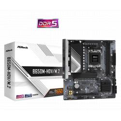 Motherboard asrock b650m-hdv/m.2 amd am5 ddr5 color negro amd b650