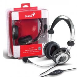 AURICULAR + MIC HEADSET GENIUS HS-04SU DUAL PLUG