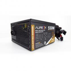 Fuente gamer aureox 550w bronze 80+psu