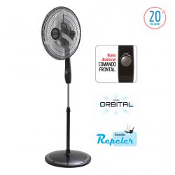 Liliana ventilador pie 20 parrilla crom aspas metal vpc20b
