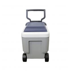 Conservadora igloo maxcold 40 qt ( 38 lts ) 34814 gris c/ruedas