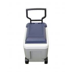 Conservadora igloo maxcold 40 qt ( 38 lts ) 34814 gris c/ruedas