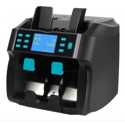 Oxxen cl-t3030um contadora y clasificadora de billetes dos bandejas 2 sensores