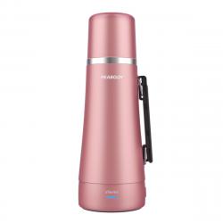 Termo Electrico Peabody E-termo 1 Litro Mate Bombilla Color Rosa