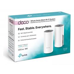 Access point MESH TP-Link Deco E4 blanco pack x 2 unidades