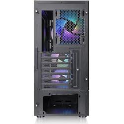 Gabinete thermaltake S200 plus tg ARGB black tempered glass