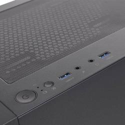 Gabinete thermaltake S200 plus tg ARGB black tempered glass